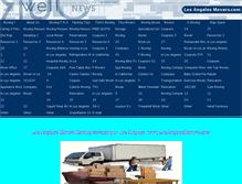 Tablet Screenshot of losangelesmovers.com